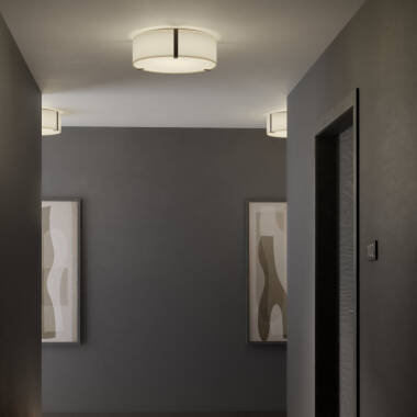 Image of Astro Salina Round Flush Ceiling Light