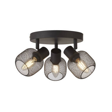 Searchlight Meshy Cage 3 Light Spotlight Plate