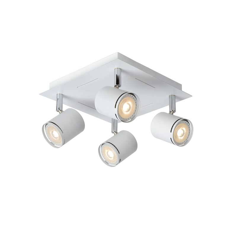 Image of Lucide Rilou 4 Light LED Ceiling Spotlight Plate