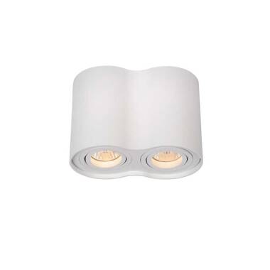 Lucide Tube Round 2 Light Ceiling Spotlight