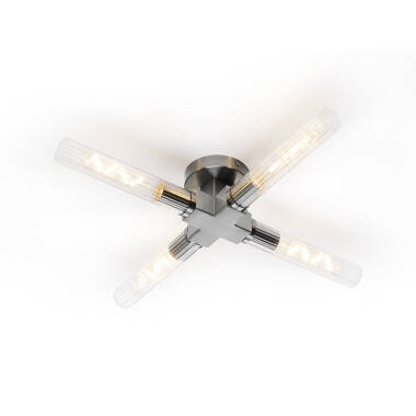 Boston 4 Arm Flush Ceiling Light