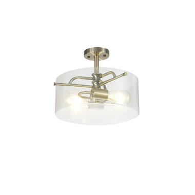 Charlotte Glass Semi-Flush Ceiling Light