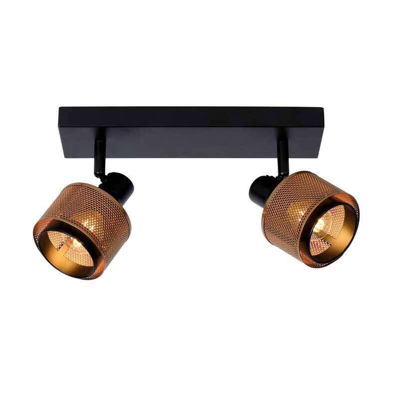 Image of Lucide Rafa 2 Light Ceiling Spotlight Bar