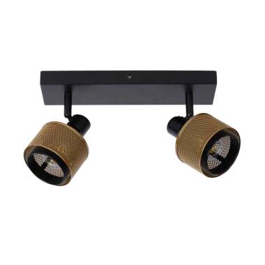 Image of Lucide Rafa 2 Light Ceiling Spotlight Bar