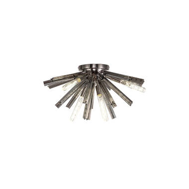 Woxsall Glass Flush Ceiling Light