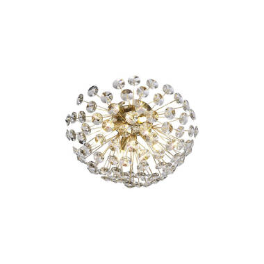 Monte Carlo Crystal Flush Ceiling Light