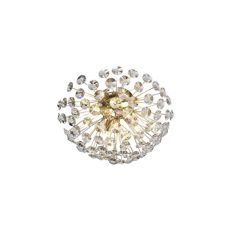 Image of Monte Carlo Crystal Flush Ceiling Light