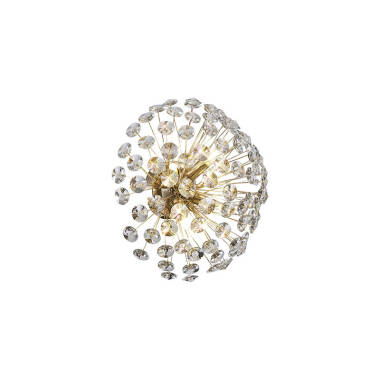 Image of Monte Carlo Crystal Flush Ceiling Light
