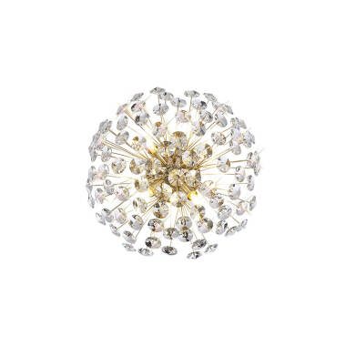 Image of Monte Carlo Crystal Flush Ceiling Light