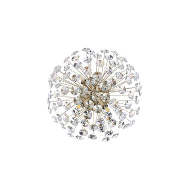 Image of Monte Carlo Crystal Flush Ceiling Light