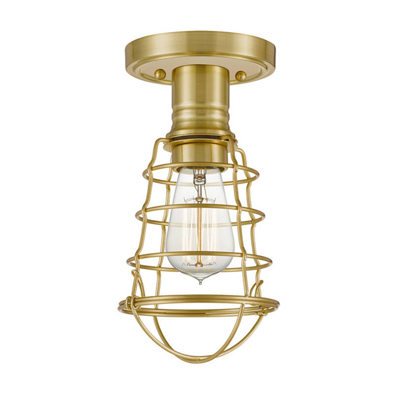 Image of Quoizel Mixon Semi Flush Ceiling Light