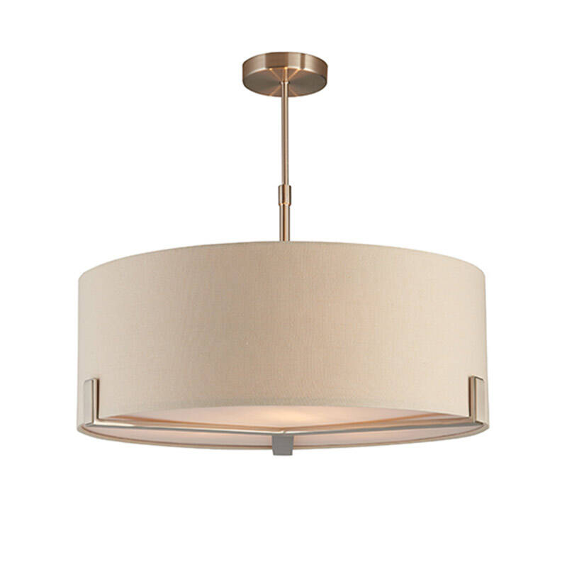 Image of Endon Hayfield Semi-Flush Ceiling Light