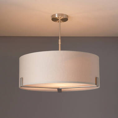 Image of Endon Hayfield Semi-Flush Ceiling Light