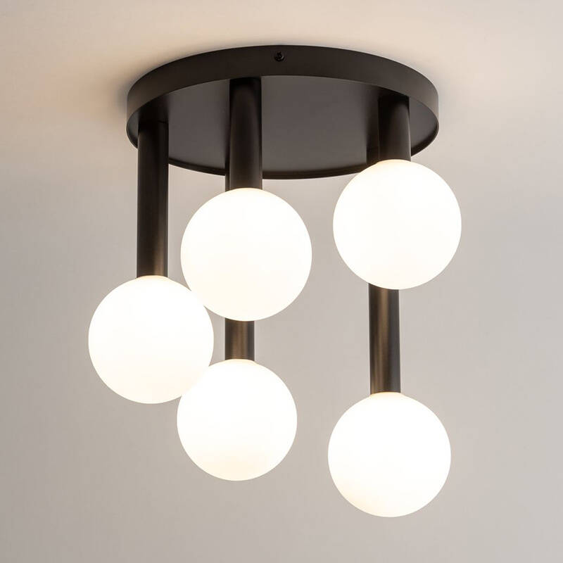 Image of Edit Perla 5 Arm Semi-Flush Ceiling Light