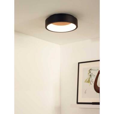 Image of Lucide Talowe Halo LED Flush Ceiling Light