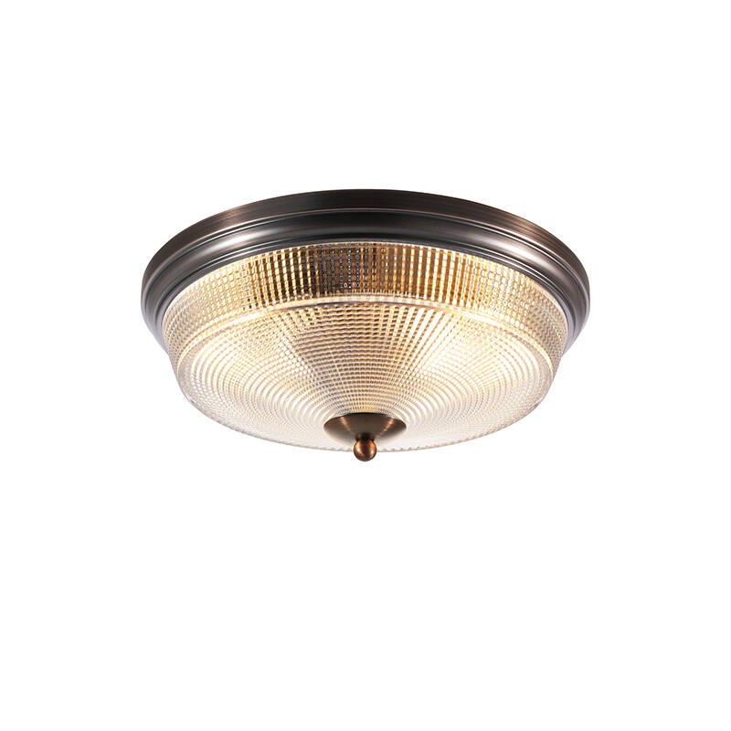 Image of Arabella Glass Flush Ceiling Light