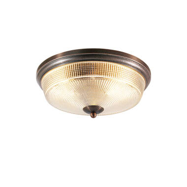 Image of Arabella Glass Flush Ceiling Light