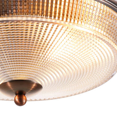 Image of Arabella Glass Flush Ceiling Light