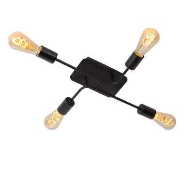 Image of Lucide Lester 4 Arm Flush Ceiling Light