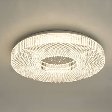 Image of Dar Large Cimona LED Flush Ceiling Light