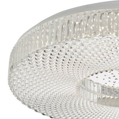Image of Dar Large Cimona LED Flush Ceiling Light