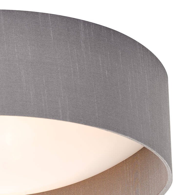 Image of Dar Nysa Flush Ceiling Light