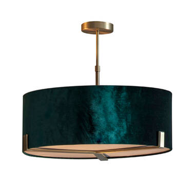 Endon Hayfield Semi-Flush Ceiling Light