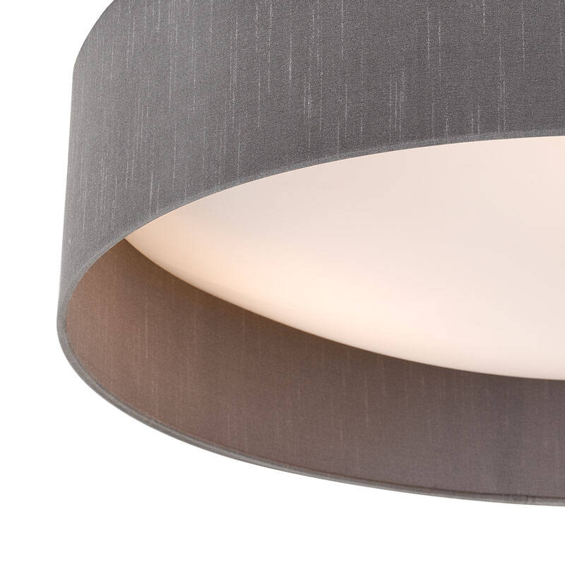 Image of Dar Nysa Flush Ceiling Light