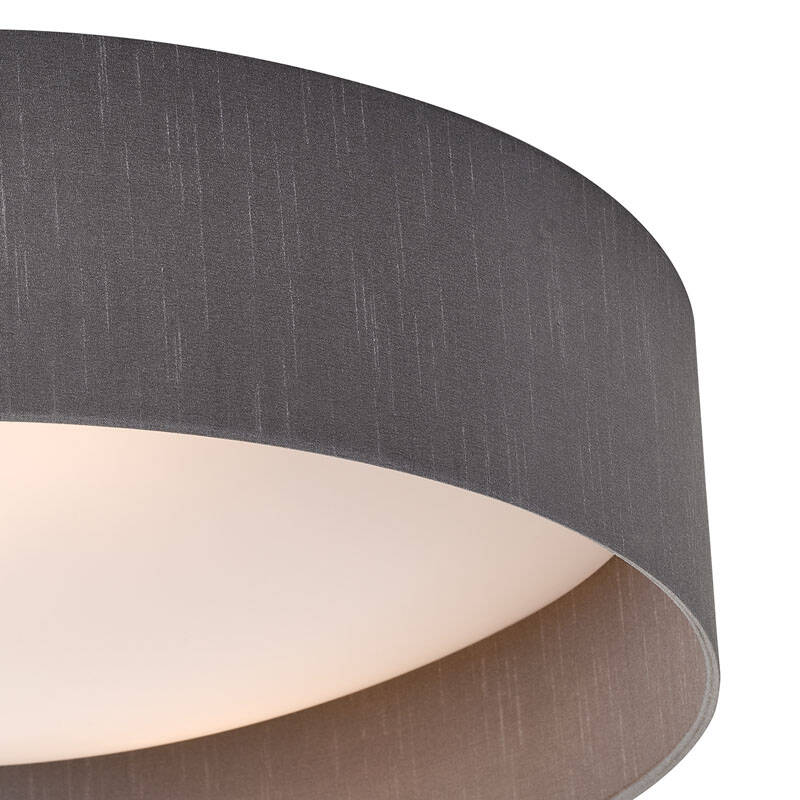 Image of Dar Nysa Flush Ceiling Light