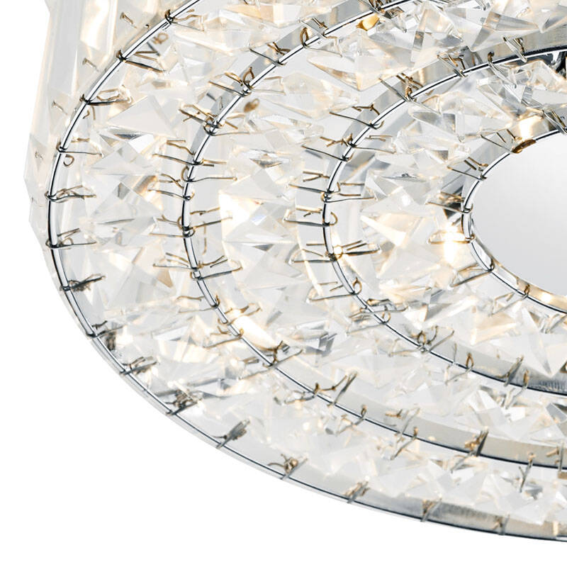 Image of Dar Errol Flush Ceiling Light