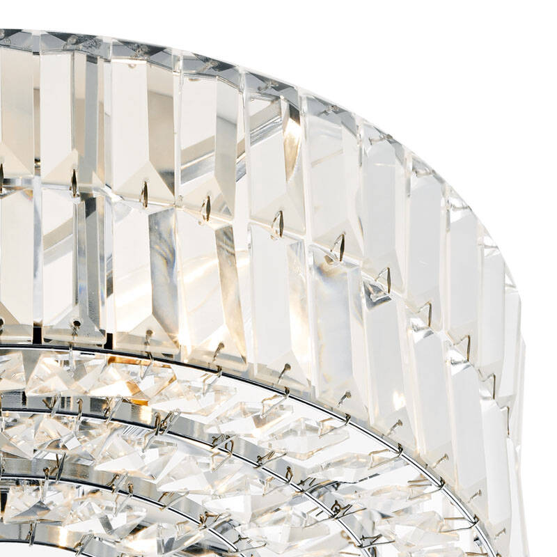 Image of Dar Errol Flush Ceiling Light