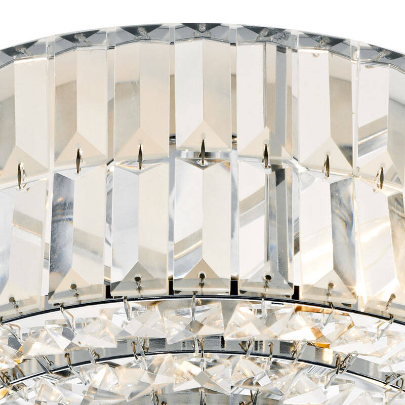 Image of Dar Errol Flush Ceiling Light
