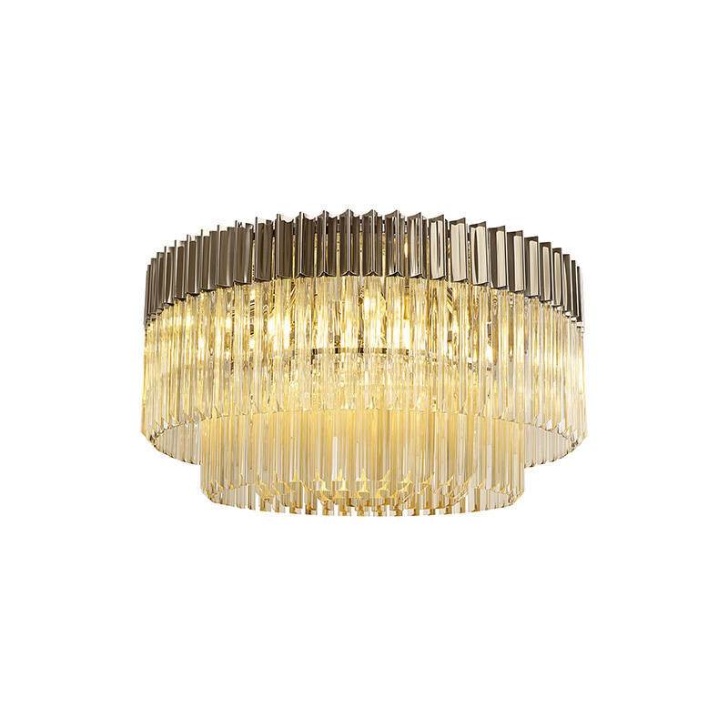 Image of Festival Glass Flush Ceiling Light