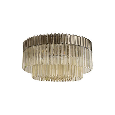 Image of Festival Glass Flush Ceiling Light