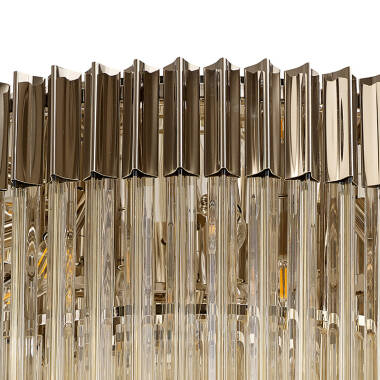 Image of Festival Glass Flush Ceiling Light