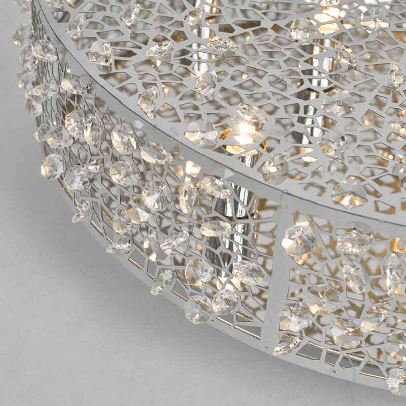 Image of Dar Kotaro Flush Ceiling Light