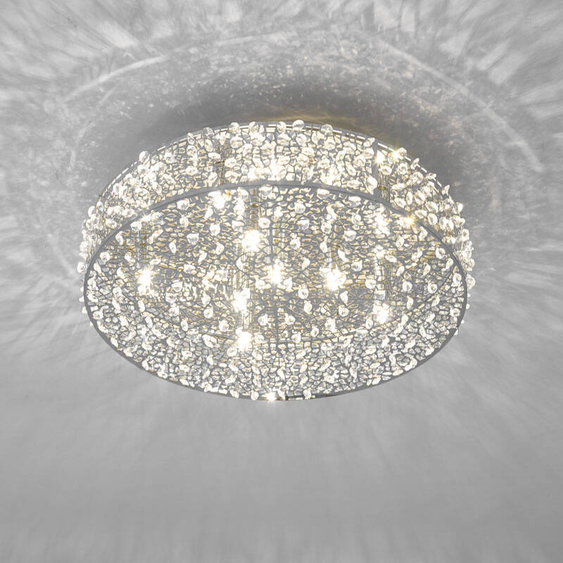 Image of Dar Kotaro Flush Ceiling Light