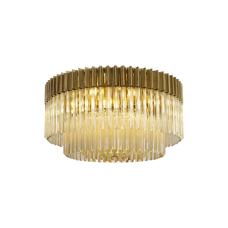 Image of Festival Glass Flush Ceiling Light