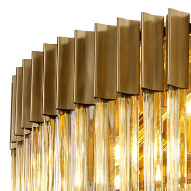 Image of Festival Glass Flush Ceiling Light
