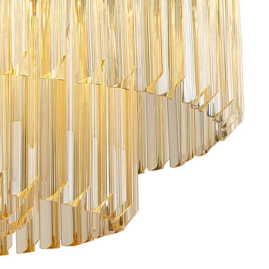 Image of Festival Glass Flush Ceiling Light