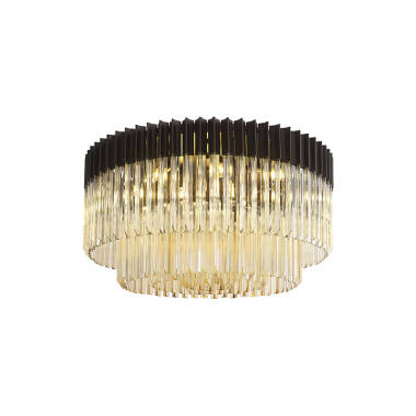Festival Glass Flush Ceiling Light