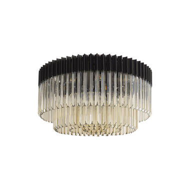 Image of Festival Glass Flush Ceiling Light
