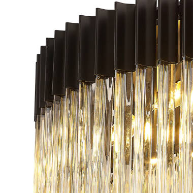 Image of Festival Glass Flush Ceiling Light