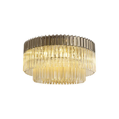 Festival Glass Flush Ceiling Light