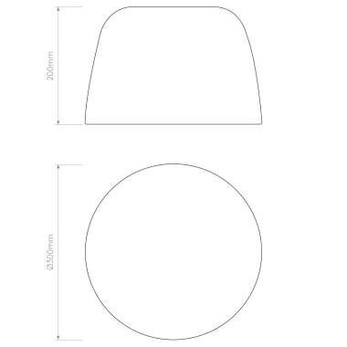 Image of Astro Taiko Flush Ceiling Light