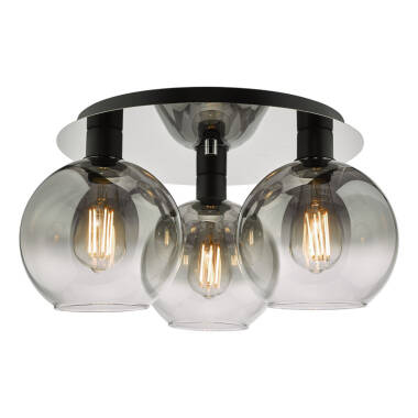 Dar Lycia 3 Light Flush
