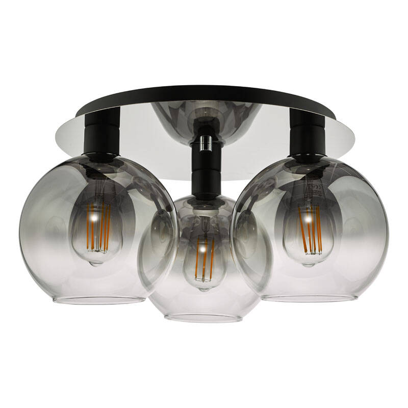 Image of Dar Lycia 3 Light Flush
