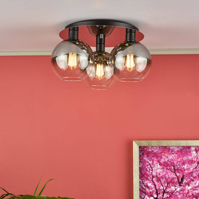 Image of Dar Lycia 3 Light Flush