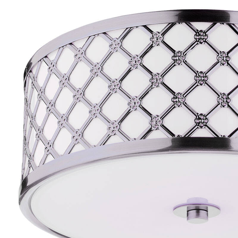 Image of Dar Civic Flush Ceiling Light