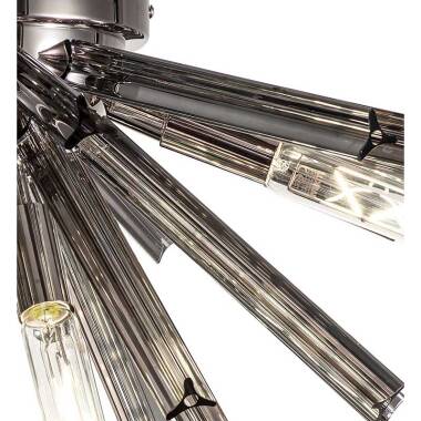 Image of Woxsall Glass Flush Ceiling Light